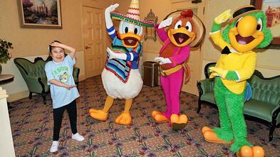 Wish kid Raina posing