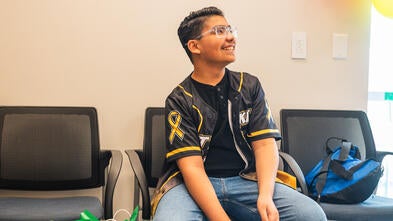 Jaxon at his wish sendoff