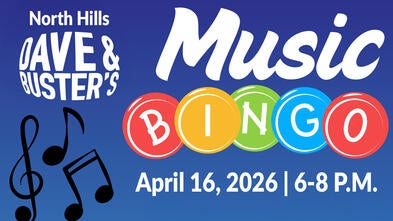 North Hilla Dave & Buster's Music Bingo - April 26,2026 | 6-8 p.m.