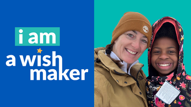 Chantelle and her daughter in winter gear