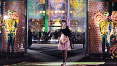 At the front gates of the premiere