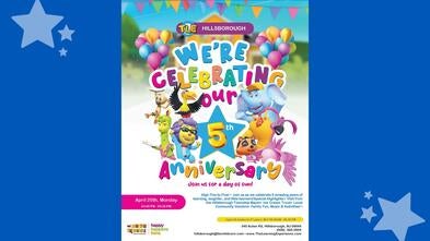 Photo shows a flier for the event