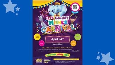 Photo shows a flier for the event