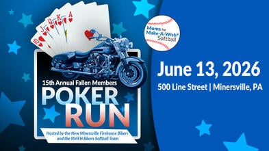 15th Annual Fallen Members Poker Run -- Hosted by the New Minersville Firehouse Bikers  and the NMFH Bikers Softball Team