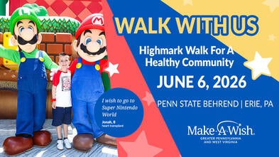 Walk with Us at the Highmark Walk for a Healthy Community on June 6, 2026, in Erie, PA.