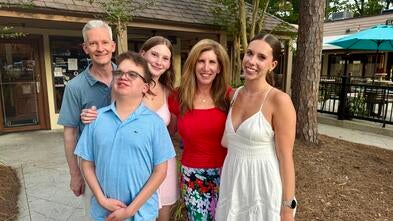 Wish Kid Liam and his family