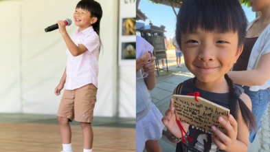 Wish kid Kennedy then and now