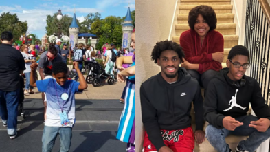 Wish kid Osa then and now