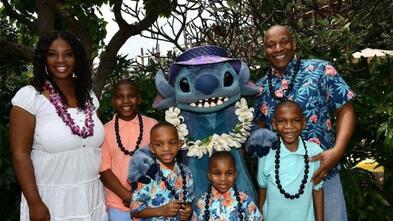 Wish kid Jonas and his family on his wish