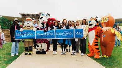 FY27 Walk for Wishes event photo at the start line 