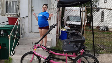 Yanielees' wish to have a dual-seated bicycle