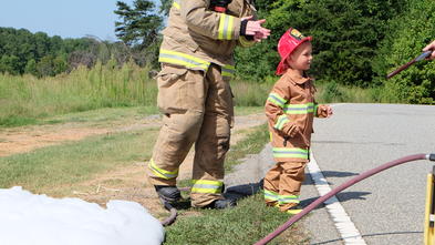 Kashton and Firefighter