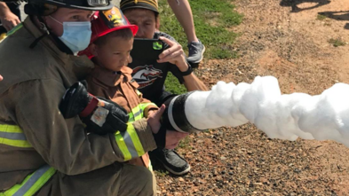 Kashton and Firefighter