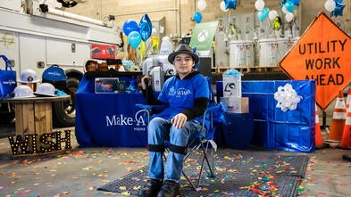 David received his wish