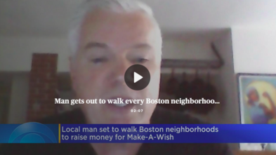 Patrick speaks about his Boston trek