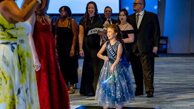Wish Alum Sophia dancing on the dance floor at Wishes Under the Stars