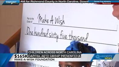 Capital Auto Group presented Make-A-Wish North Carolina with a record-breaking donation!
