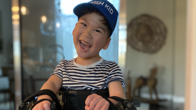 Asher makes incredible strides with his wish to walk