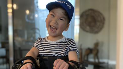 Asher makes incredible strides with his wish to walk