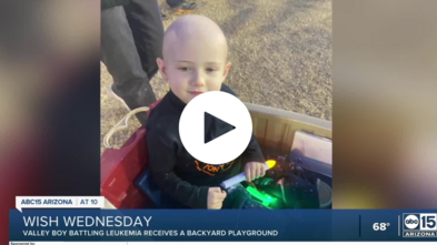 Wish Wednesday: Jaxon gets the backyard of his dreams