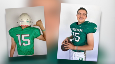 Stephen wished to give football helmets to his high school team.