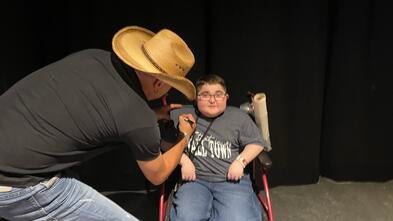 Jason Aldean with Frankie