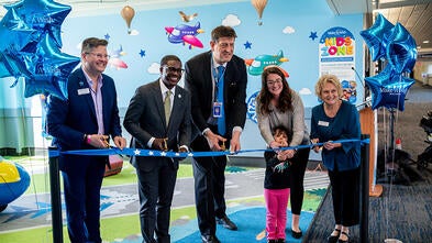 Make-A-Wish Wisconsin Kids Zone ribbon cutting