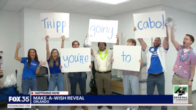 Make-A-Wish Mexico trip reveal for local teen