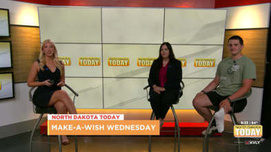 Wish Kid Dawson and WishMaker Mackenzie chat with Tatum on North Dakota Today