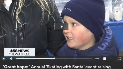 Skating with Santa
