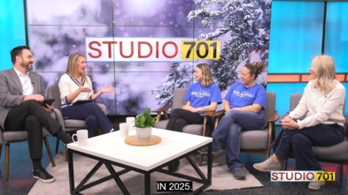 Hailyann, Amanda, and Nicole at Studio 701