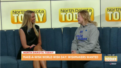 Tatum and Billi discussing World Wish Day
