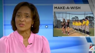 News coverage of Dominic's wish reveal