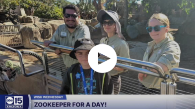 Meet Zane and see his wish to become a zookeeper