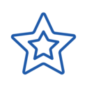 Two Blue Stars