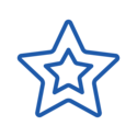 Two Blue Stars