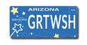 License plate - Arizona - sponsors