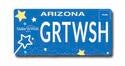 License plate - Arizona - sponsors