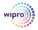 Wipro logo - colorful spheres in five circles, originating from the"o"