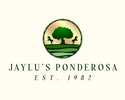 Jaylu's ponderosa logo on off white background