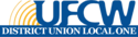 UFCW Local One logo blue and gold