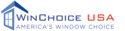 Winchoice USA logo with blue and red text