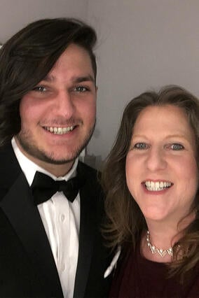 Wish kid Steven and his mom, Theresa