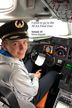 Wish kid Samuel