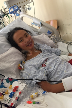 athena recovering in the hospital