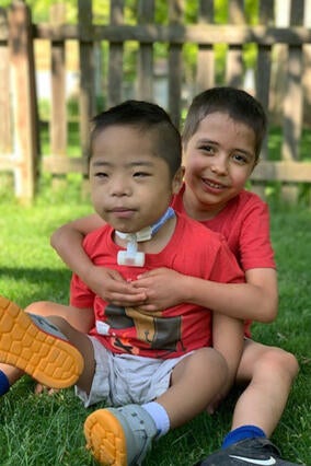 Wish kids Andrew & Jaxson