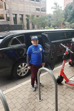 Wish kid Sebastian
