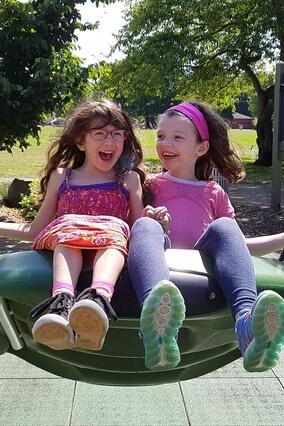 Mimms and Carleigh swing together