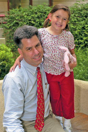paul with wish kid Olivia