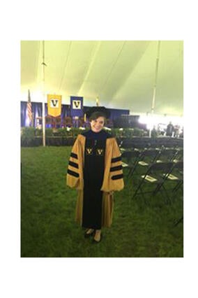 Shelby during graduation years after her wish.